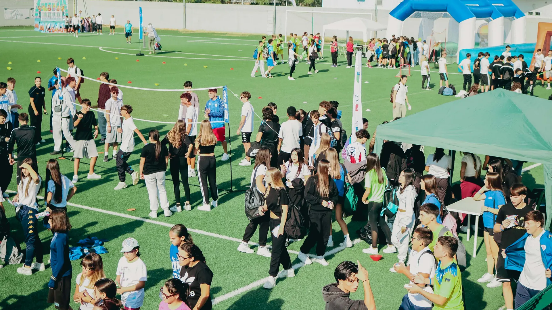 Studenti impegnati nelle attività sportive alla Cittadella dello Sport 2026