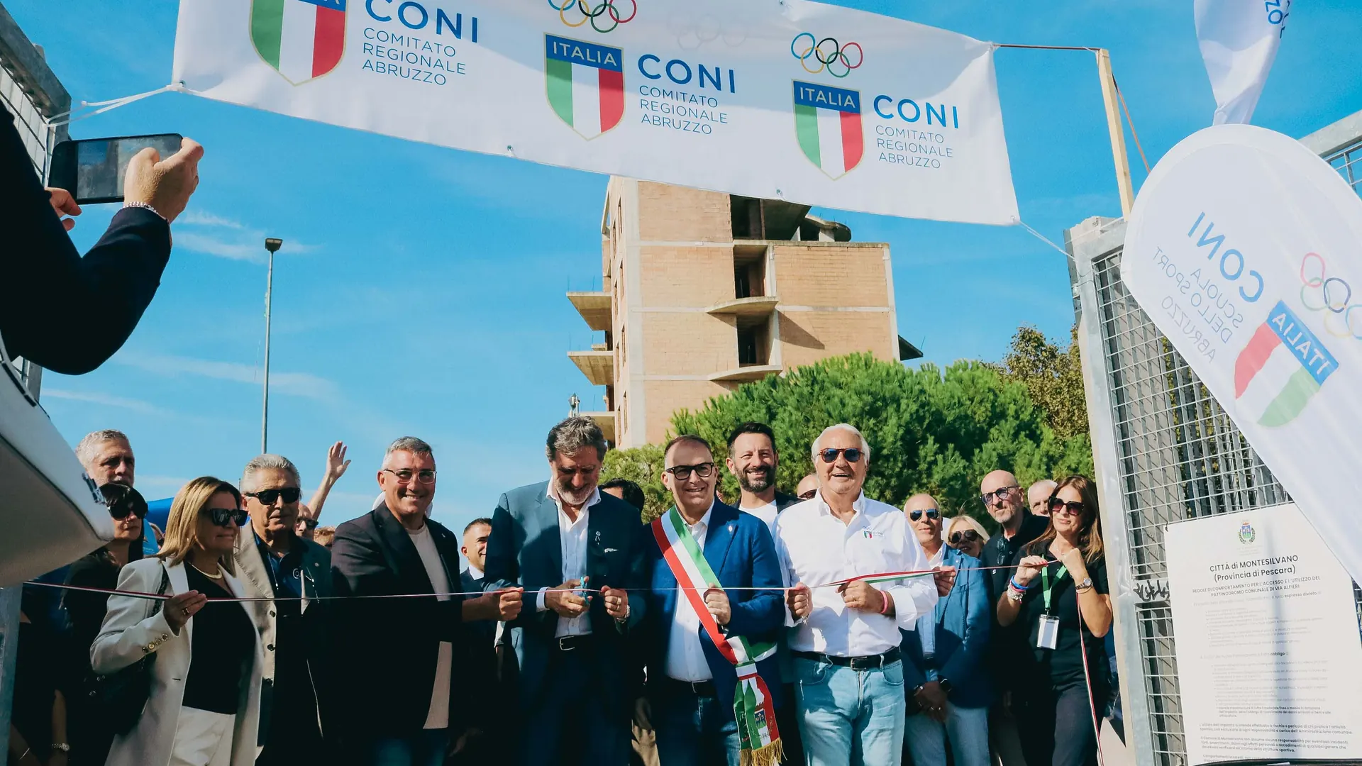 Taglio del nastro del Festival dello Sport Abruzzo 2026